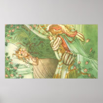 Vintage Sleeping Beauty Princess, Prince Charming