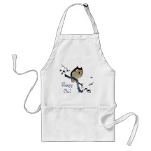 Vintage Sleepy Owl Aprons