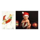 vintage snowman ornaments photo cards photo cards