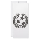 Vintage Soccer Olive Leaf and Star rack cards