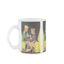 Vintage Soda Shop; Teens on a Date Mugs