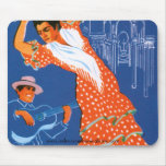 Vintage Spanish Travel Image Mousepad