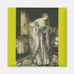 Vintage Sparkle Dress Princess Refrigerator Magnets