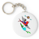 Vintage Sparrow Tattoo keychains