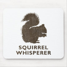 Vintage Squirrel Whisperer Mousepads