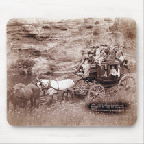 Vintage Stage Coach Mousepad