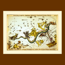 Vintage Star Map - Constellation Atlas posters