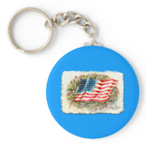Vintage Star Spangled Banner Products Keychains