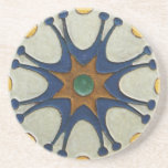 Vintage Starburst Tile Beverage Coasters