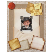Vintage Stationary YOUR Photo Flyer