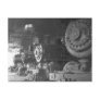 Vintage Steam Locomotive Roundhouse Postcard
