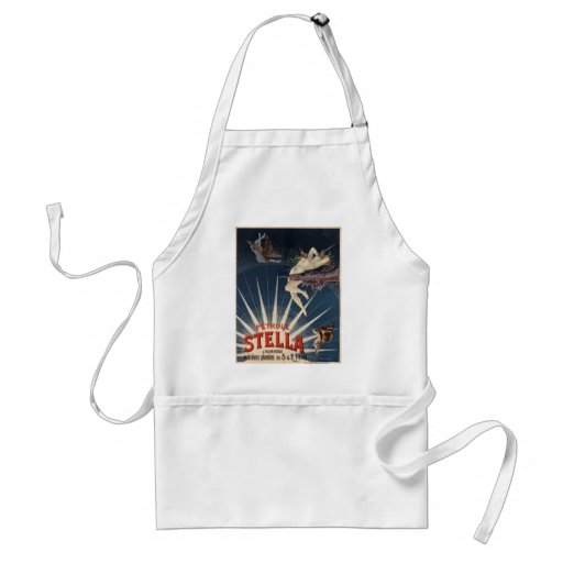 Vintage Stella gasoline advertisment Aprons