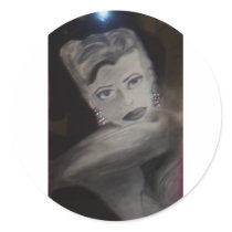 Vintage Round Sticker