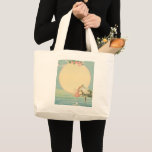 Vintage Stork with Baby bags