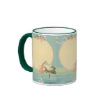 Vintage Stork with Baby mugs