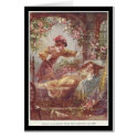 vintage storybook art from sleeping beauty cards