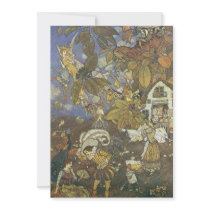 Vintage Storybook Characters by Edmund Dulac Invitation