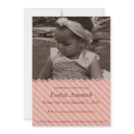 Vintage Stripe: Bubblegum invitations