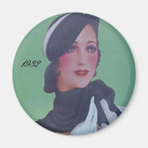 Vintage Style 1932 Magnet