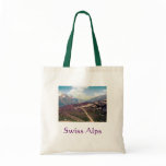 Vintage style Alpine View Tote Bag
