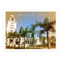 Vintage Style Beverly Hills Postcard!