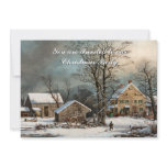 Vintage style Country Winter Christmas Invitation