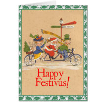 Vintage-Style Festivus Card