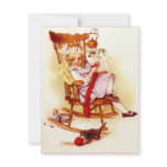 Vintage Style invitations needlework knit crochet