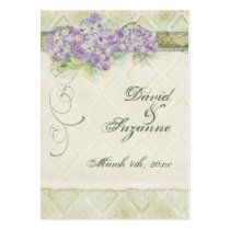 Vintage Style Lilac Hydrangea - Favour Gift Tags