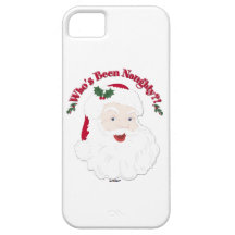 Vintage Style Santa Who's Been Naughty?! iPhone 5 Case