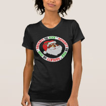 Vintage Styled Black Santa Image t-shirts