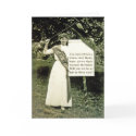 Vintage Suffragette Greeting Card