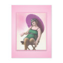 Vintage Sun Bather Beach Babe Postcard
