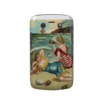 Vintage Sun Bather Beach Babes Case-Mate Case Case-mate Blackberry Case