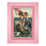 Vintage Sun Bather Beach Babes Postcard