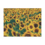 Vintage Sunflower painting art postcards