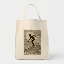 Vintage Surfing Canvas Bags