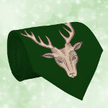 Vintage Surreal Deer Head Antlers ties