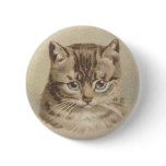 Vintage Tabby Cat buttons