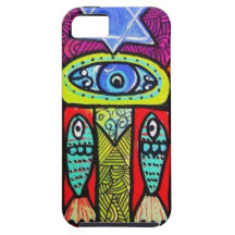 Vintage Tapastry Hamsa iPhone 5 Cases