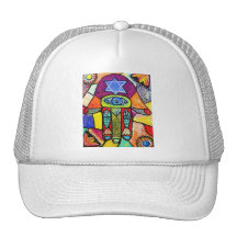 Vintage Tapastry Hamsa Mesh Hats