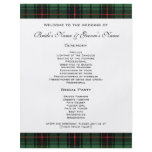 Vintage Tartan, Davidson Modern Pattern Wedding flyers