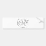 Vintage Taurus Bumper Sticker