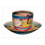 Vintage Tea Cup Post Card