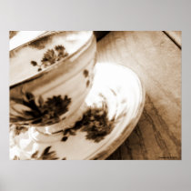Vintage Tea Cup Poster