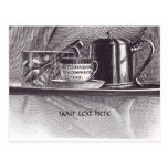 Vintage Tea Tray Post Card