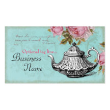 Vintage Teapot Business Card Template