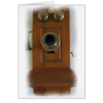 Vintage Telephone "Thought I'd Phone Ya" Card