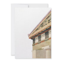 Vintage Temple of Athena Invite