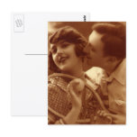 Vintage Tennis Love, Sepia Tones postcards